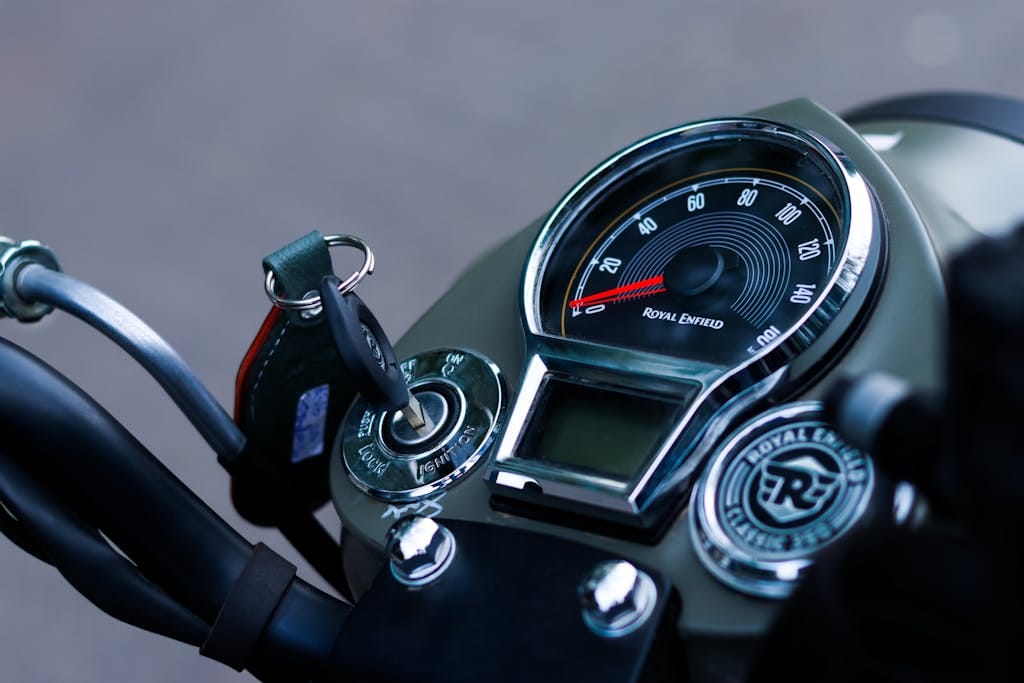 Locksmith providing motorcycle key replacement service in Lakewood CO